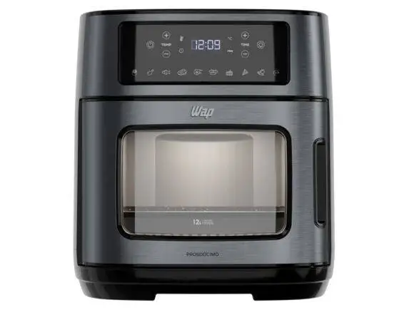 Air Fryer WAP Airfry Oven WAOD2 12L Preto e Inox – Digital 110V - Imagem 6