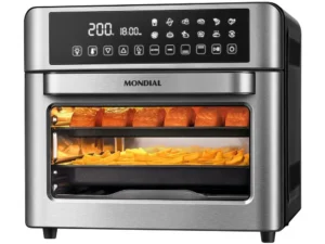 Air Fryer Mondial AFO 2,5L Preto e Inox – Timer 220V