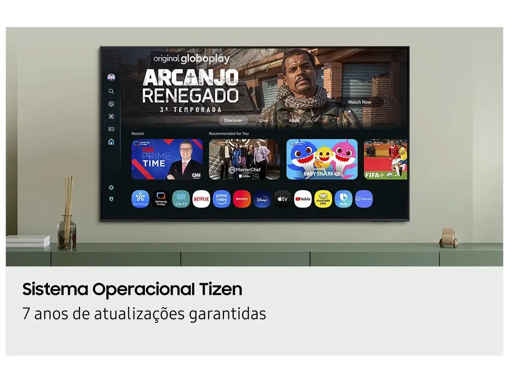 Smart TV Samsung 75’’ Crystal UHD 4K – 75U8600F Tizen - Imagem 3