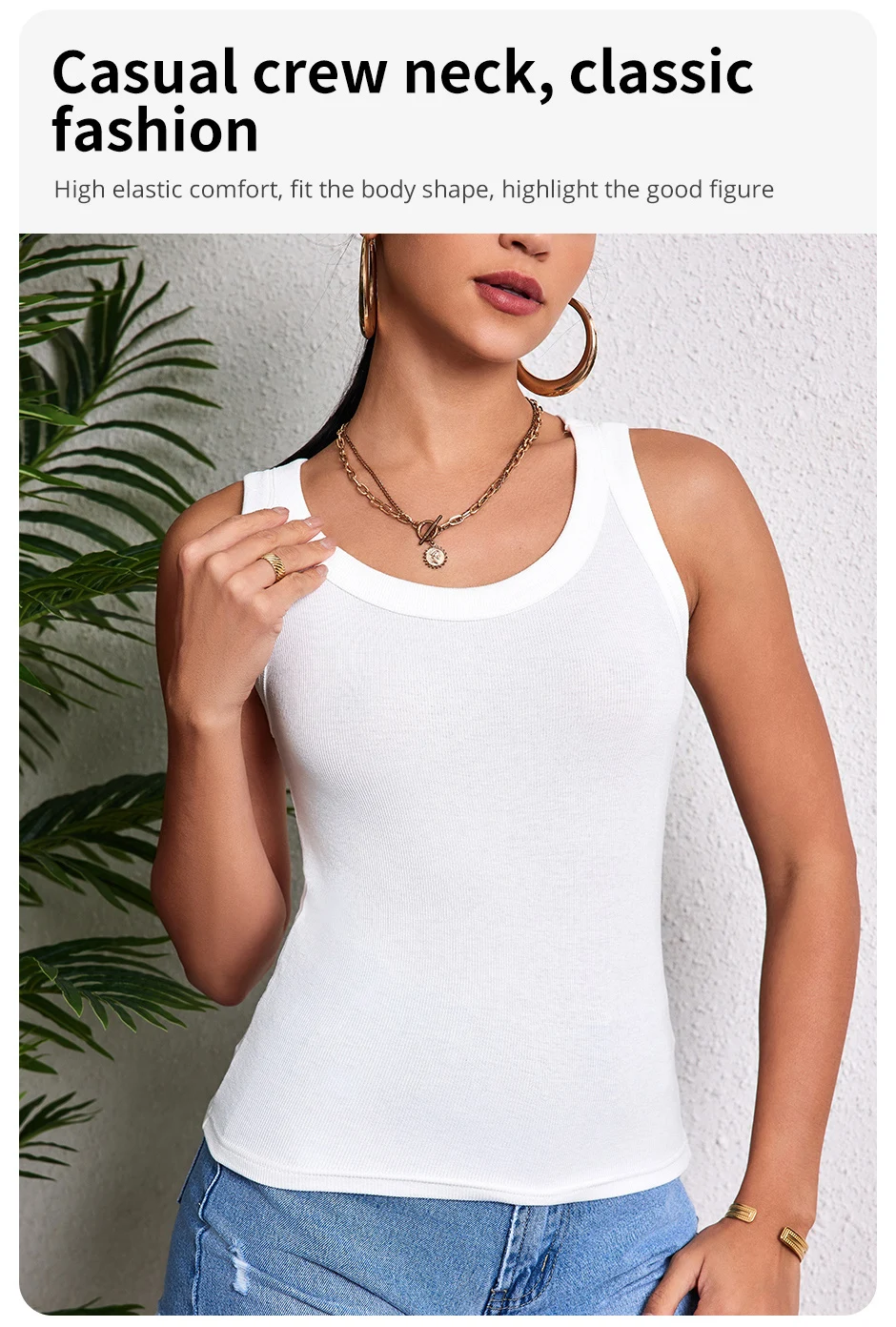 Kit Três 3 Peças Feminina Blusa Regatas - Imagem 18