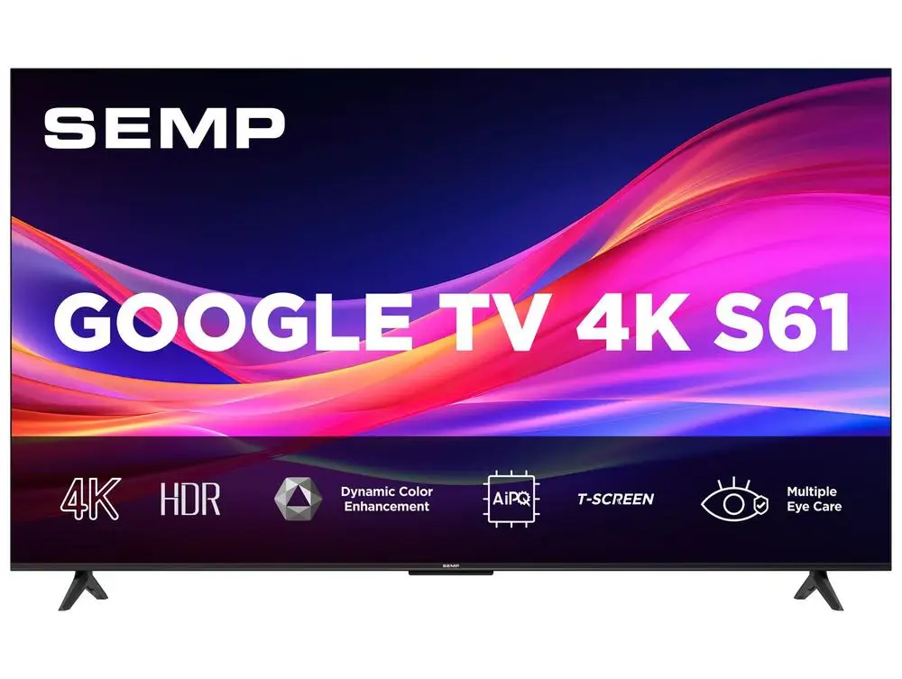 Smart TV Semp 50’’ 4K UHD LED S61 – Google TV AiPQ Pro - Imagem 5