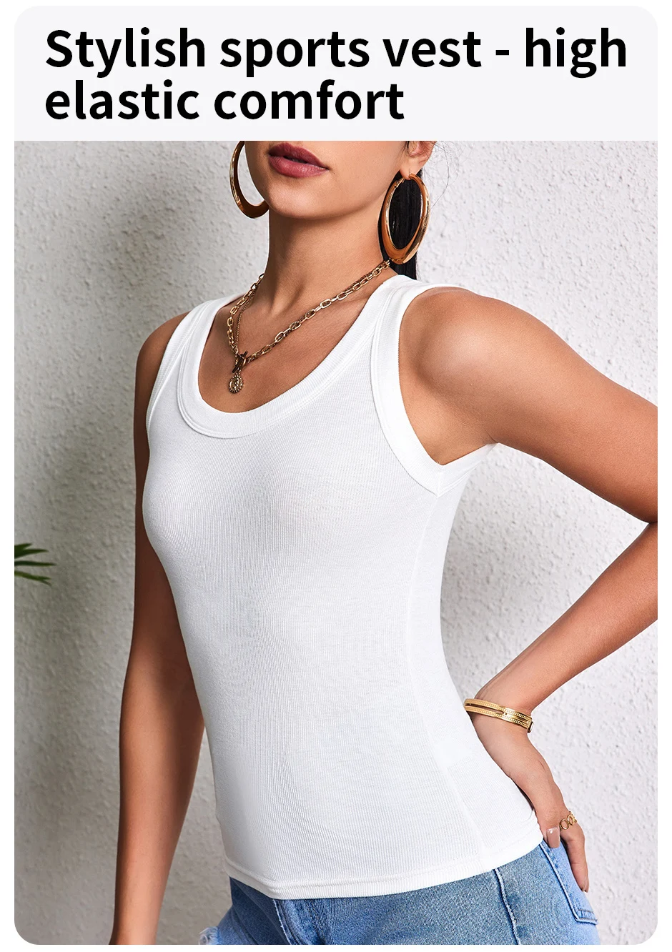Kit Três 3 Peças Feminina Blusa Regatas - Imagem 15