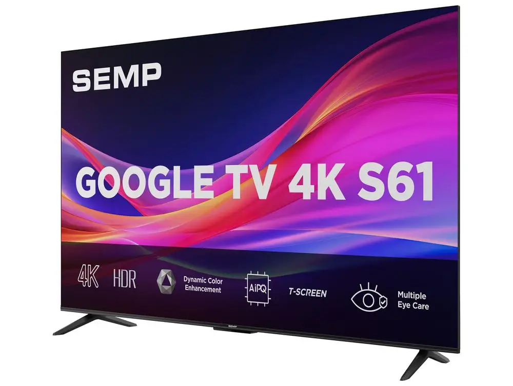 Smart TV Semp 50’’ 4K UHD LED S61 – Google TV AiPQ Pro - Imagem 4