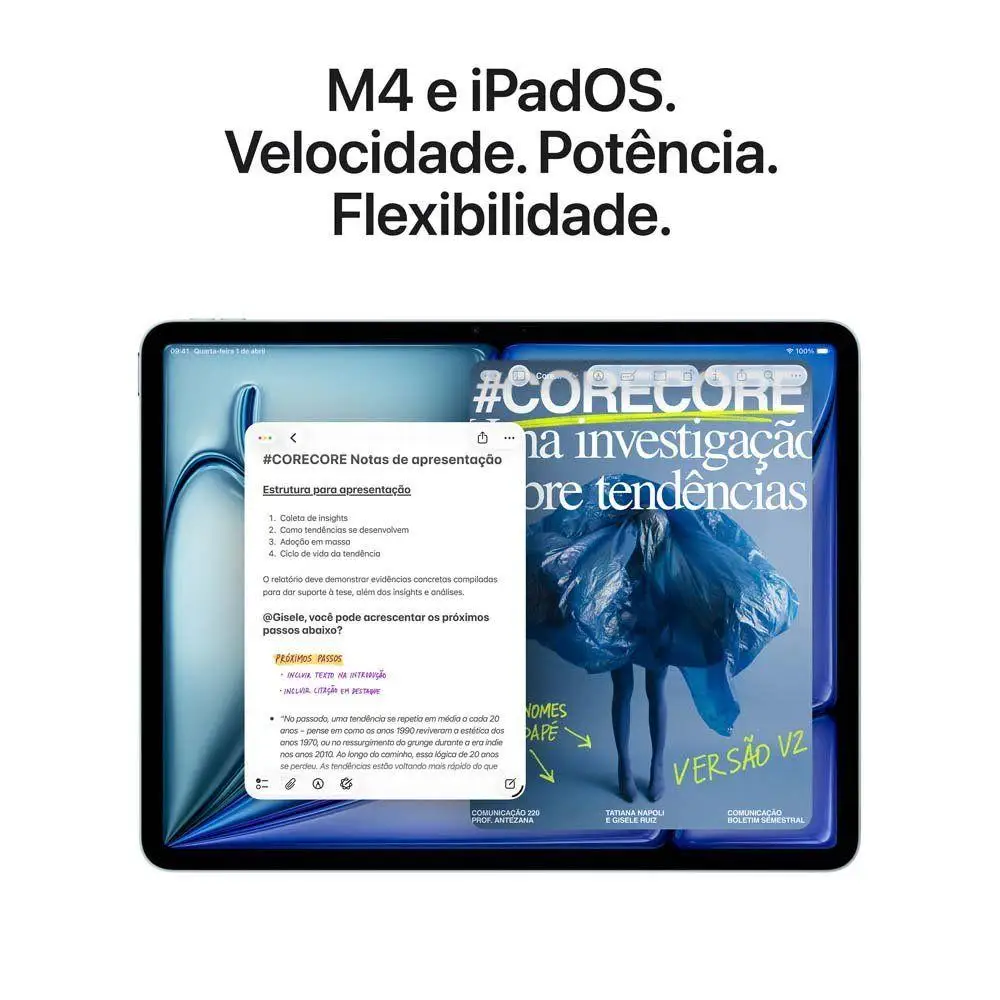 Apple iPad Air 13’’ Wi‑Fi 128GB Cinza Espacial - Imagem 4
