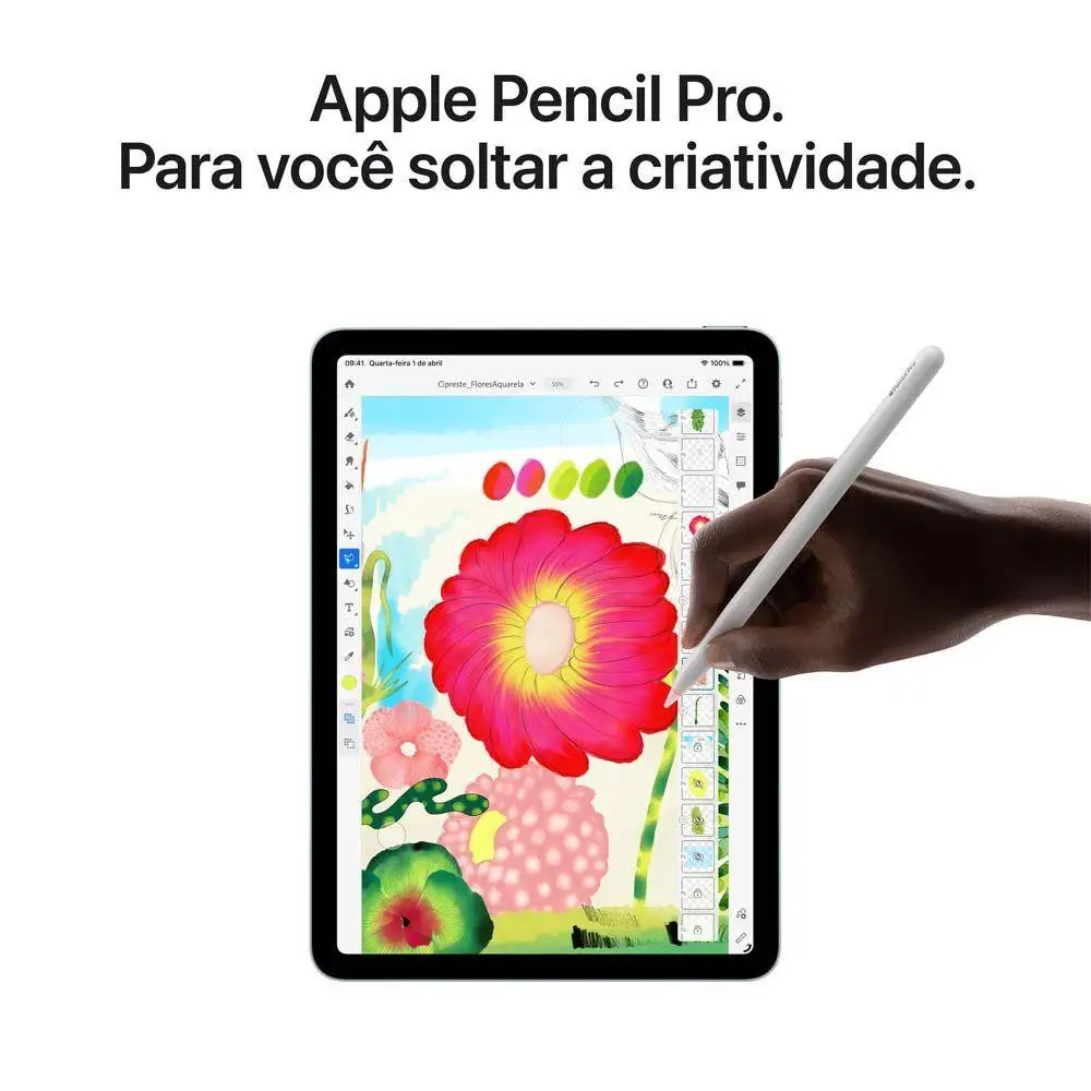 Apple iPad Air 13’’ Wi‑Fi 128GB Cinza Espacial - Imagem 6