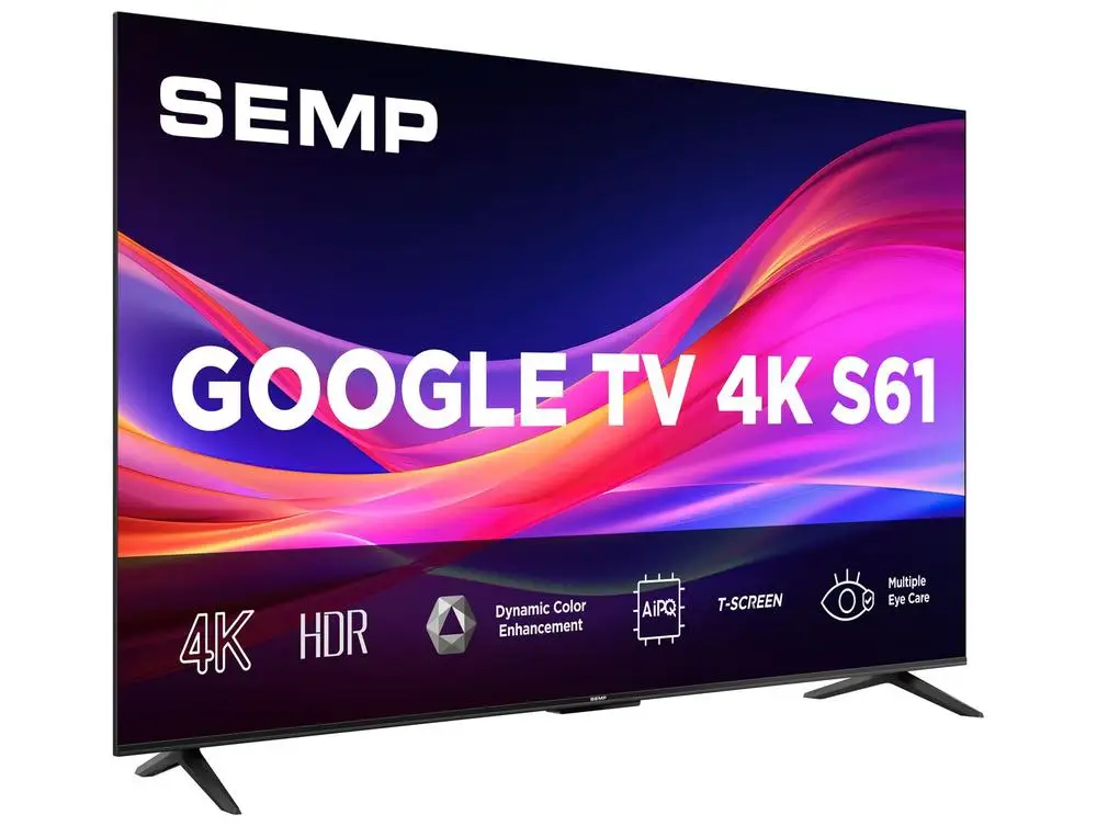 Smart TV Semp 50’’ 4K UHD LED S61 – Google TV AiPQ Pro - Imagem 6