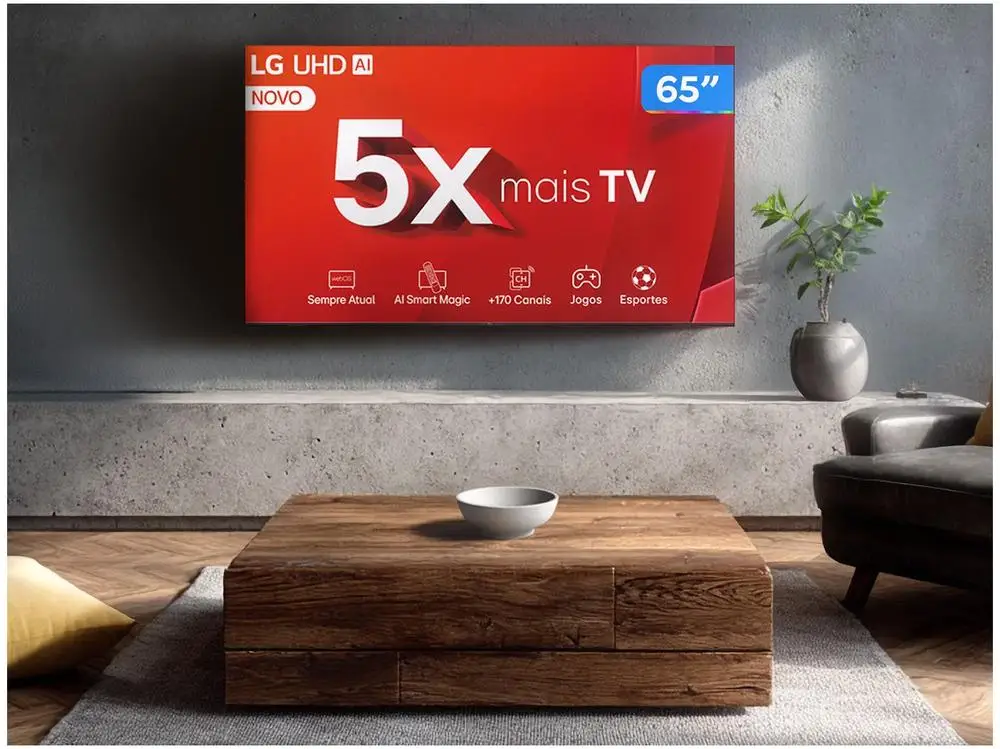 Smart TV LG 65’’ Ultra HD 4K – 65UT8050 webOS 24 - Imagem 3