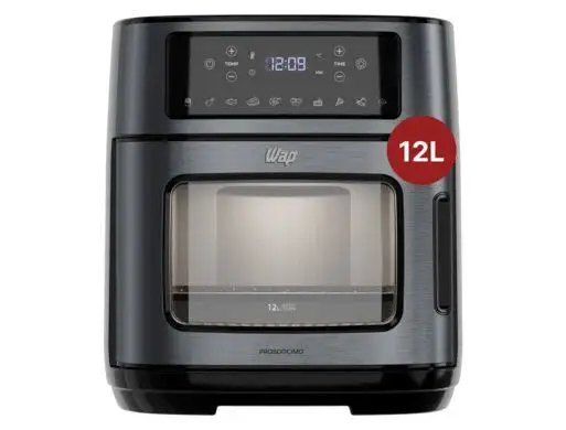Air Fryer WAP Airfry Oven WAOD2 12L Preto e Inox – Digital 110V - Imagem 2