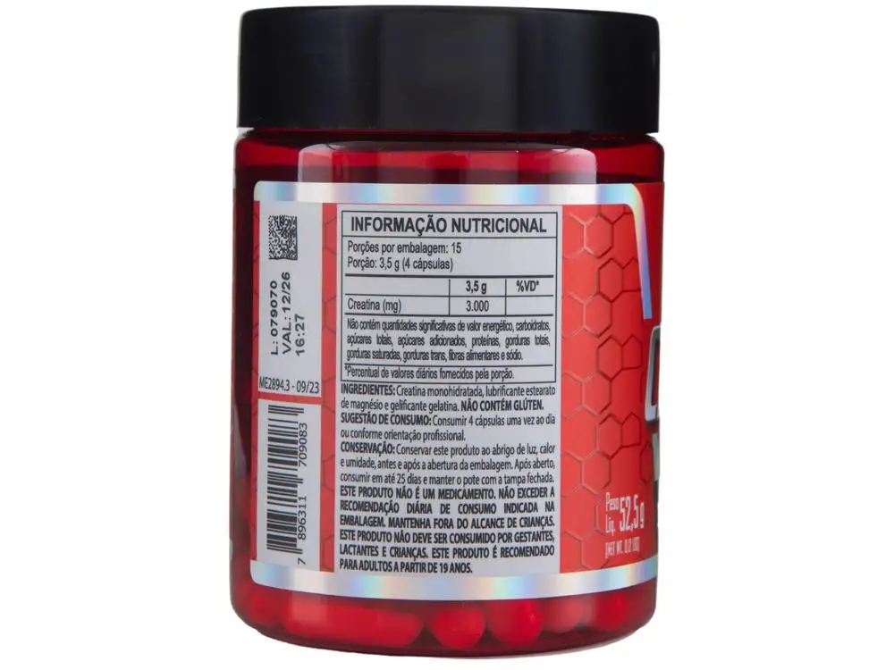 Creatina Micronizada Integralmédica Hardcore – 300g - Imagem 6
