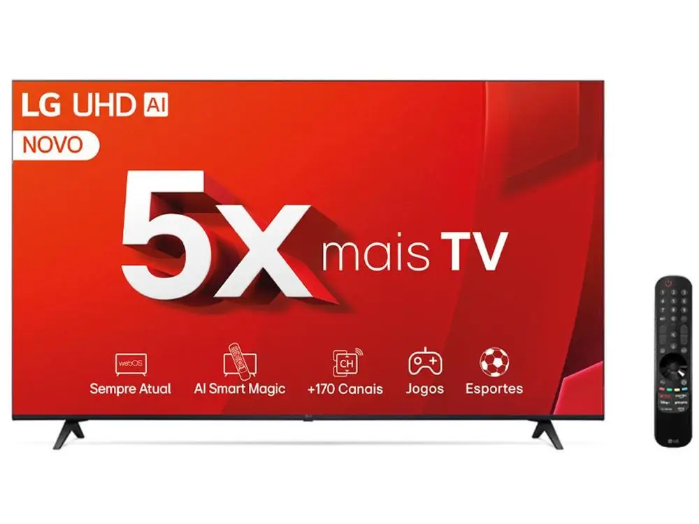 Smart TV LG 65’’ Ultra HD 4K – 65UT8050 webOS 24 - Imagem 4